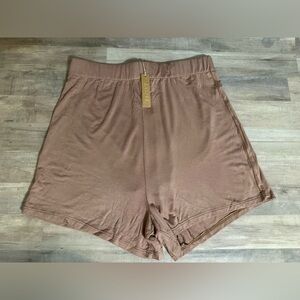 SKIMS Knit Pajama Lounge Sleep Shorts SIENNA XS Style#:AP-SHO-0211‎ High Rise